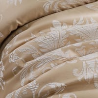 مفرش صيفي فاخر مزدوج جاكار مطرز 12 قطعة – كاسيانا...