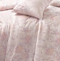 مفرش صيفي مزدوج تنسيل قطن 300 غرزة + مخدة هدية