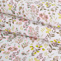 مفرش صيفي مفرد ونص 4 قطع - اديلين - سكري - رصاصي