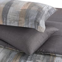 مفرش قطن صيفي مفرد ونص 4 قطع - فاليريا - رصاصي - ر...