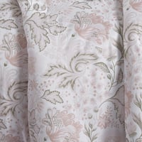 مفرش صيفي مزدوج وجهين 7 قطع - ماريتا - كريمي - زيت...