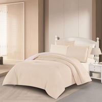 مفرش شتوي مزدوج مخمل فرو محفور 6 قطع - فيرون - كري...