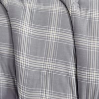 مفرش قطن صيفي مفرد ونص ٤ قطع - نولين -رمادي - رصاص...