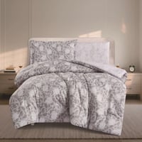 مفرش صيفي مفرد ونص 4 قطع - تيانا - رصاصي - رصاصي