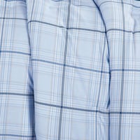 مفرش قطن صيفي مفرد ونص ٤ قطع - نولين - ازرق فاتح -...