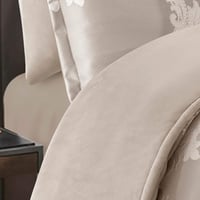 مفرش شتوي مزدوج جاكار فرو 7 قطع - ديفاني - بيج غام...