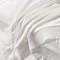 مفرش صيفي مزدوج مطرز 7 قطع - ازاليا - ابيض