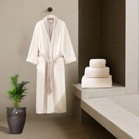 روب استحمام مودرن-كريمي