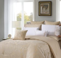 مفرش صيفي فاخر مزدوج جاكار مطرز 12 قطعة – كاسيانا...