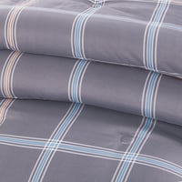 مفرش صيفي مفرد ونص 4 قطع - اليساندرا - رمادي - ابي...