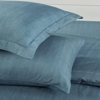 مفرش صيفي مفرد ونص 4 قطع - ليتون -ازرق غامق