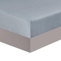 مفرش شتوي مزدوج مخمل فرو 6 قطع -نيكولينا - رمادي