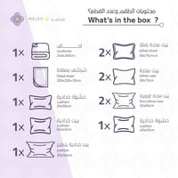 مفرش قطن صيفي مزدوج مطرز فاخر 12 قطعة - ايلسيوم -...