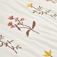 مفرش صيفي مفرد ونص مطرز فاخر 6 قطع - غراتسيا - سكر...