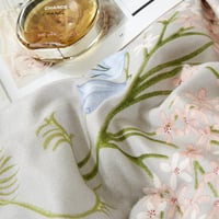 مفرش صيفي مفرد ونص 4 قطع - ليتشي - بيج مائل للرصاص...