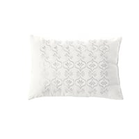 مفرش صيفي مزدوج جاكار 7 قطع - تيرافور- ابيض