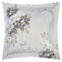 مفرش صيفي مزدوج 7 قطع - كلاودي - عاجي - رمادي