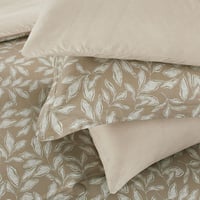 مفرش قطن صيفي مقاس كوين 8 قطع - نوفارين -بيج غامق...