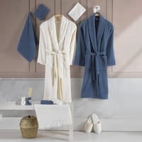 طقم روب قطن 13 قطعة - جيسي -سكري- أزرق