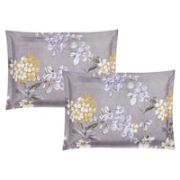 مفرش صيفي مزدوج 6 قطع - كاليندا - رمادي - رصاصي