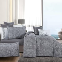 مفرش صيفي فاخر كوين جاكار مطرز 8 قطع – أورليا Aure...