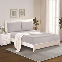 طقم شرشف صيفي مفرد ونص ٣ قطع - نوفارا - رصاصي