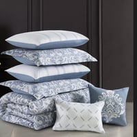 مفرش قطن عالي النعومة مزدوج 300 غرزه 8 قطع - ايليو...