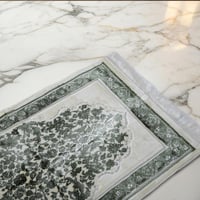 سجادة صلاة تركي اكريليك – طيبة - اخضر - كريمي