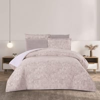 مفرش شتوي مخمل فرو مفرد ونص 4 قطع - موريل - رصاصي