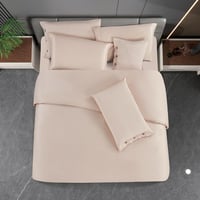 مفرش فندقي قطن عالي النعومة مزدوج 300 غرزه - 8 قطع...