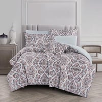 مفرش صيفي مزدوج وجهين ٧ قطع - اوركا - ابيض عاجي -...