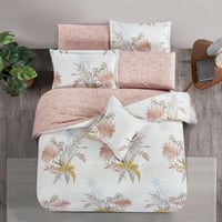 مفرش صيفي مفرد ونص 4 قطع - ليتون - متعدد الألوان