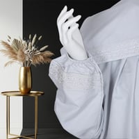 ثوب صلاة مطرز - نسك - رصاصي