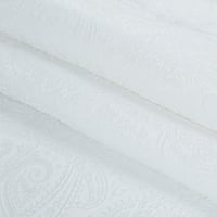 مفرش صيفي فاخر كوين جاكار مطرز 8 قطع – أورليا Aure...