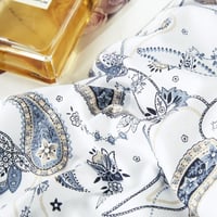 مفرش صيفي مزدوج 6 قطع - ايفانو - أبيض - رصاصي