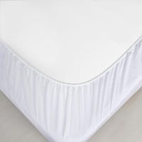 طقم شرشف قطن 300غرزة صيفي مقاس كوين مبطن بحشوة خفي...