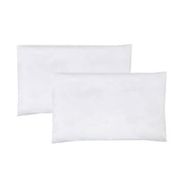 مفرش صيفي مزدوج جاكار مطرز 7 قطع - نيرفانا - أبيض