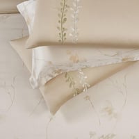 مفرش صيفي مزدوج تنسيل قطن 300 غرزة + مخدة هدية