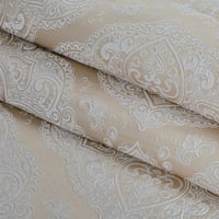 مفرش صيفي فاخر مزدوج جاكار مطرز 12 قطعة – لوتشيني...