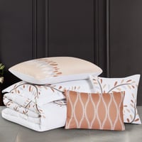 مفرش صيفي مفرد ونص 8 قطع - مارجو -ابيض