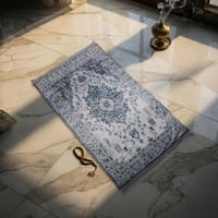 سجادة صلاة ميميوري فوم -فجر - أخضر زيتي - كريمي