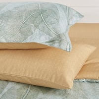 مفرش صيفي مفرد ونص 4 قطع - ليتون - اخضر - كركمي