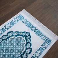 سجادة صلاة تركي اكريليك – سما - تركوازي - سكري