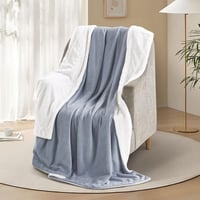 بطانية مخمل وفرو ماريو 200 × 230 - رصاصي