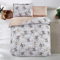 مفرش صيفي مفرد ونص 4 قطع - اديلين - رمادي ثلجي - ب...