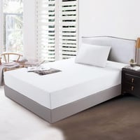 طقم شرشف مفرد ونص 2 قطعة -لؤلؤي