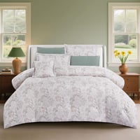 مفرش صيفي مزدوج وجهين 7 قطع - ماريتا - كريمي - زيت...