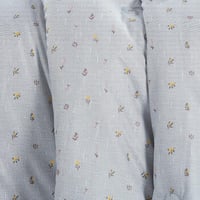 مفرش صيفي مزدوج وجهين 7 قطع - اوركا- رصاصي