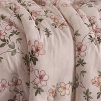 مفرش صيفي مفرد ونص 4 قطع - تيانا - بيج مشجر بورود...