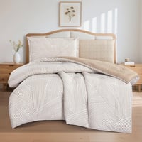 مفرش قطن صيفي مفرد ونص ٤ قطع - نولين - كريمي - بيج...